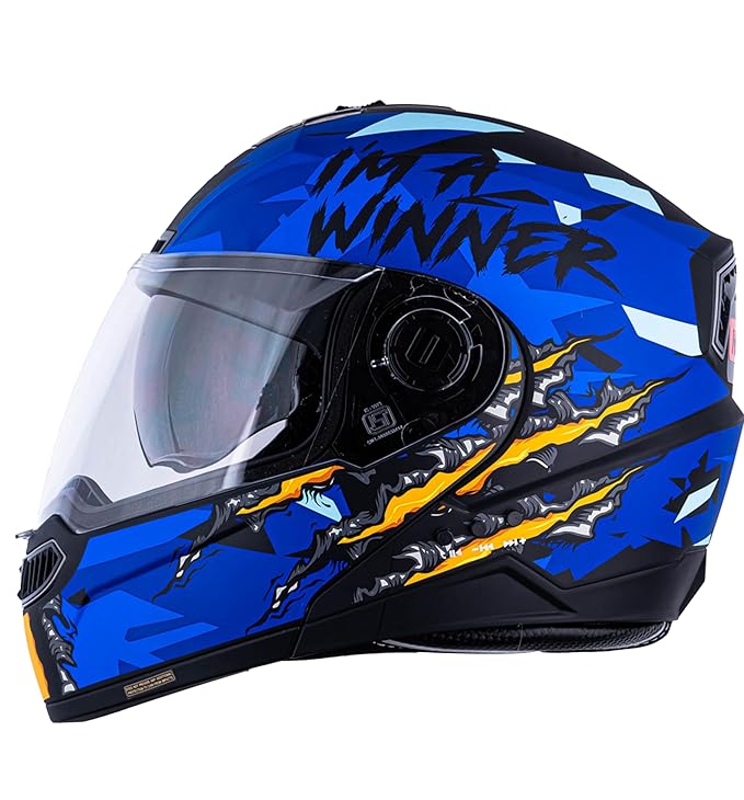 Helmetkart Smart Bluetooth Helmet with Calls | Music | GPS | Waterproof | Voice Assistant & Dual Visor