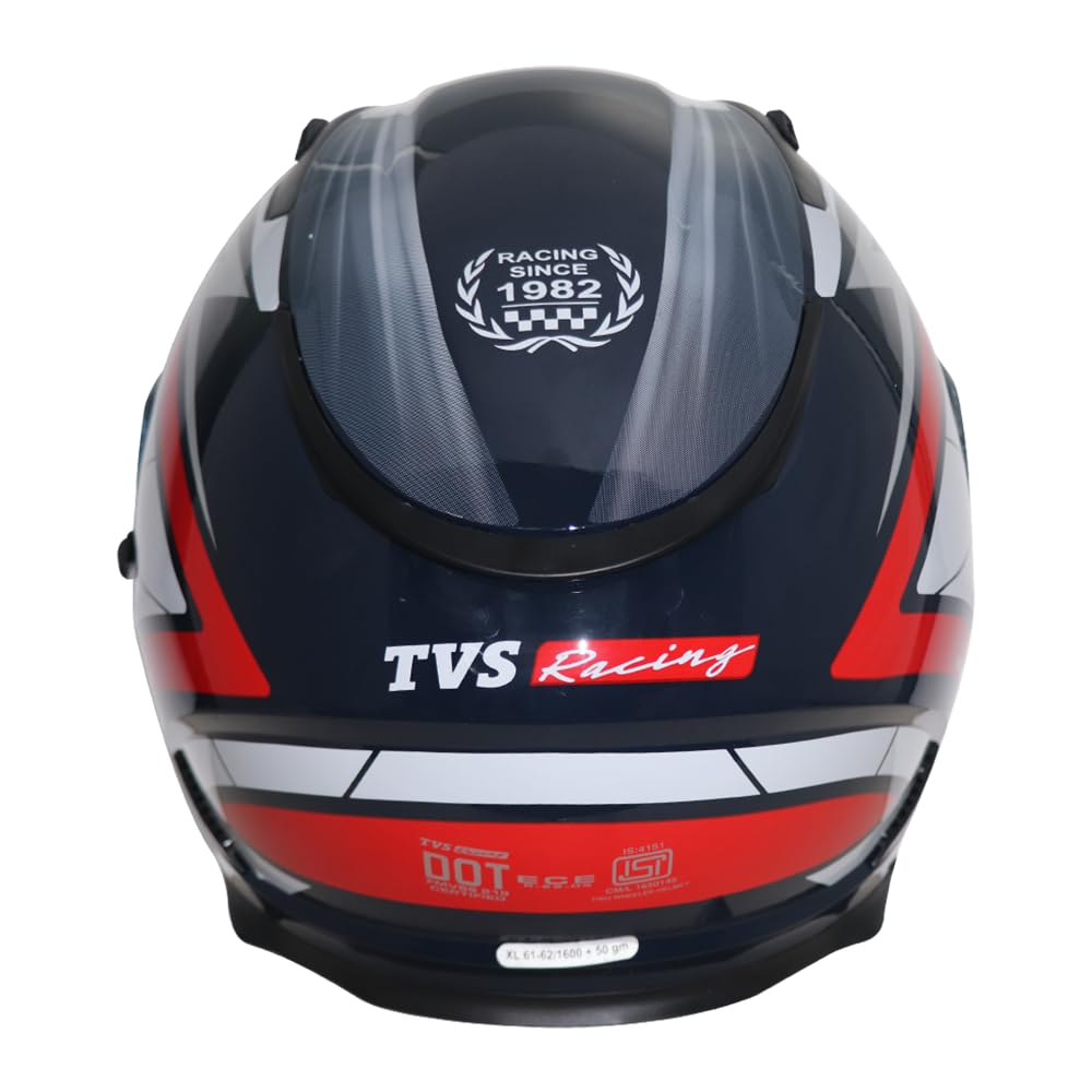Helmetkart Bluetooth Ready Helmet for Men's Bike: Full Face Helmet for Men, Premium Bike Helmet for Ultimate Safety & Style - Riding Helmets for Men Bike Adventures White/Black