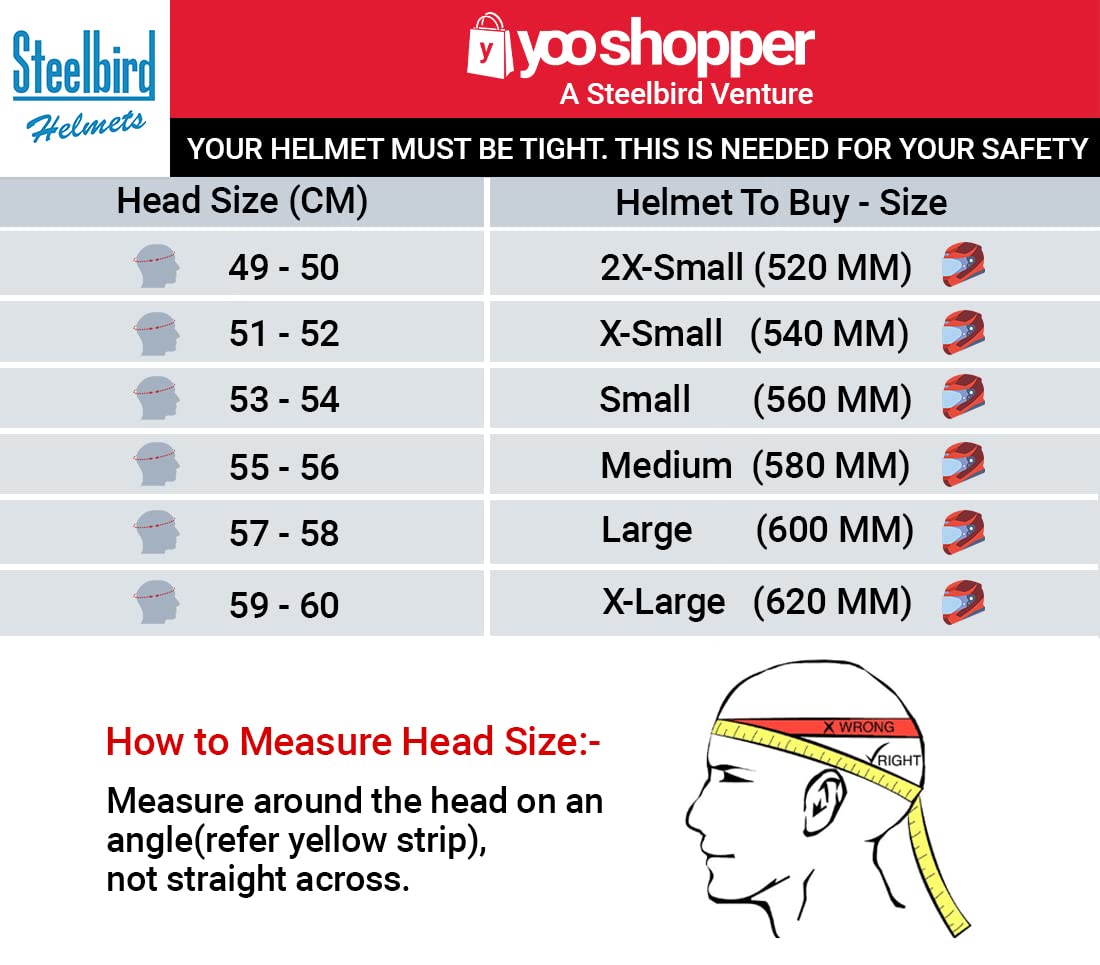 Helmetkart ISI Certified Full Face Helmet for Men and Women with Inner Smoke Sun Shield and Outer Clear Visor