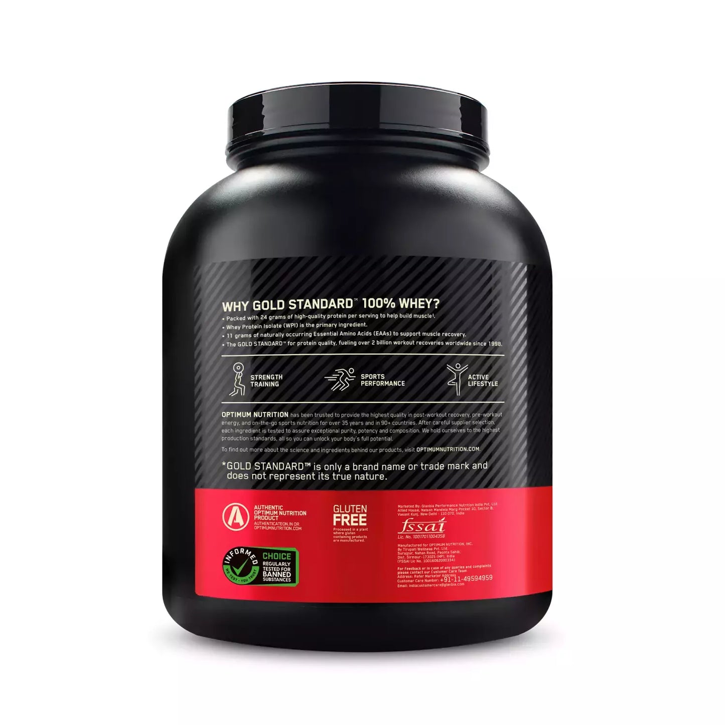 Optimum Nutrition (On) Gold Standard 100% Whey Protein Double Rich Chocolate Flavour 1.7 Kg Powder