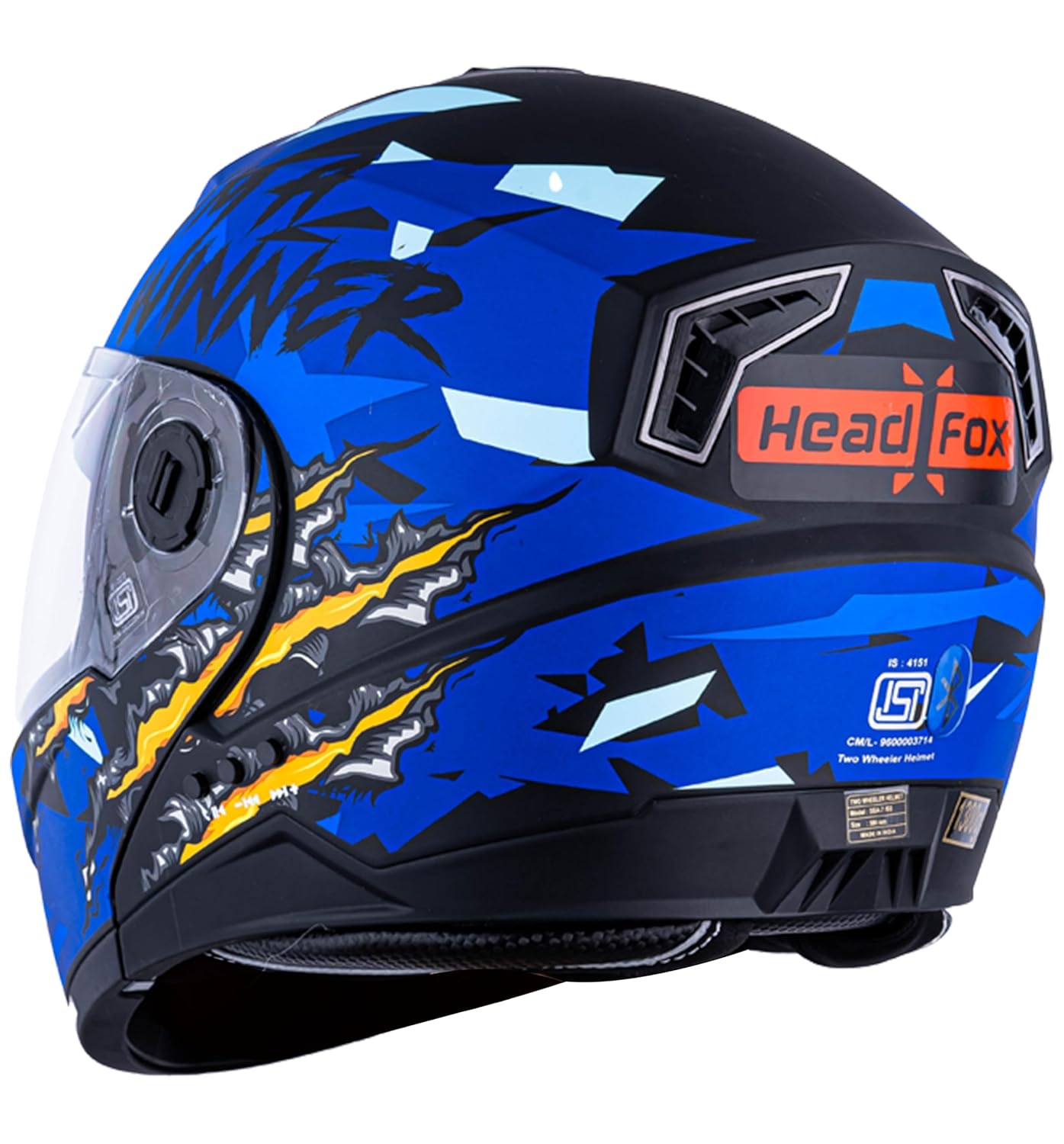 Helmetkart Smart Bluetooth Helmet with Calls | Music | GPS | Waterproof | Voice Assistant & Dual Visor