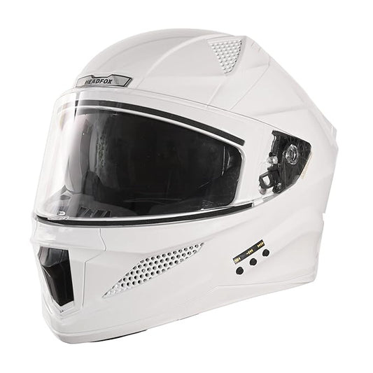 HelmetkartSharp Smart Bluetooth Full Face Helmet for Man & Women for Bike with Dual Visor, Aircraft Light, Noise Cancellation, Voice Assistance & GPS