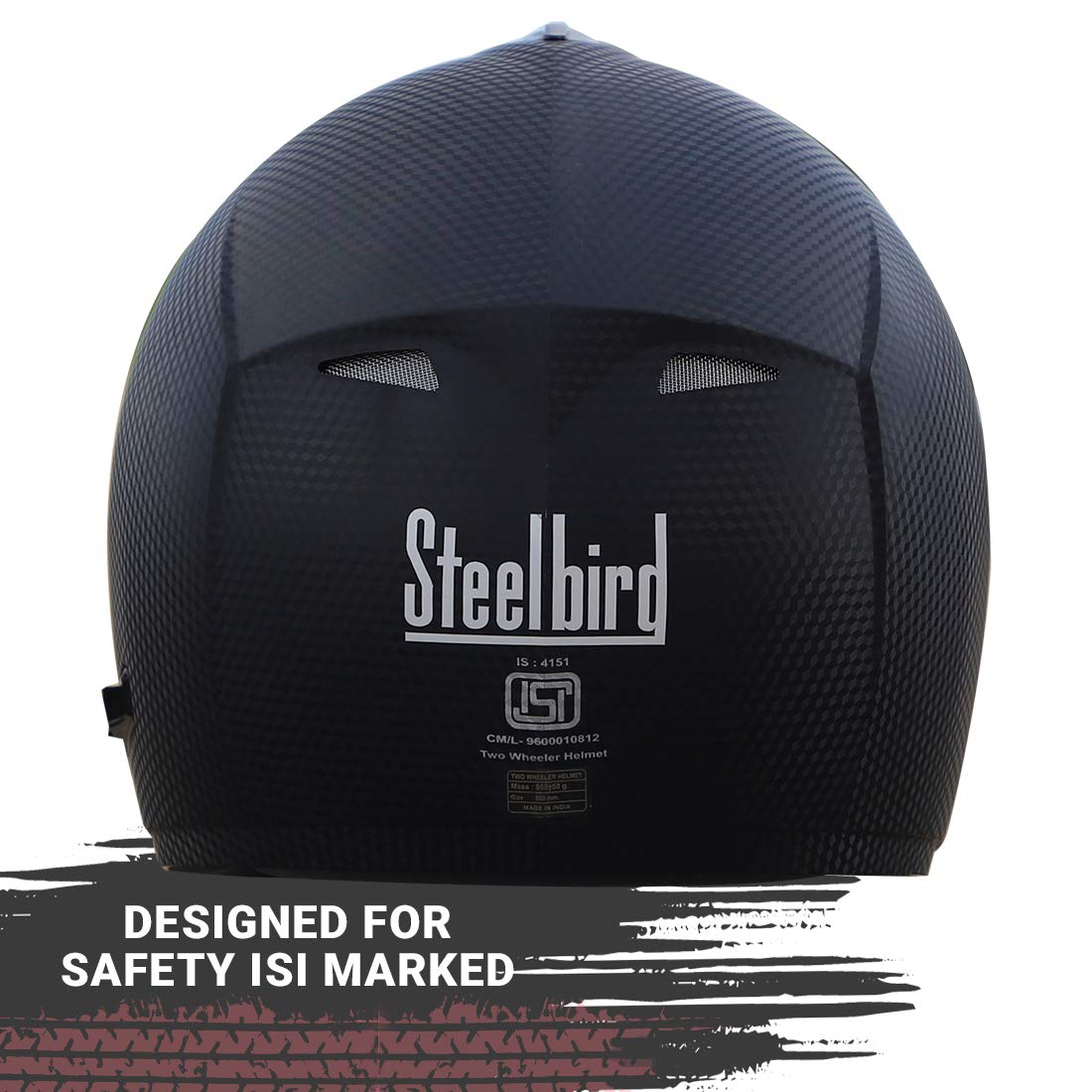 Helmetkart ISI Certified Full Face Helmet for Men and Women with Inner Smoke Sun Shield and Outer Clear Visor