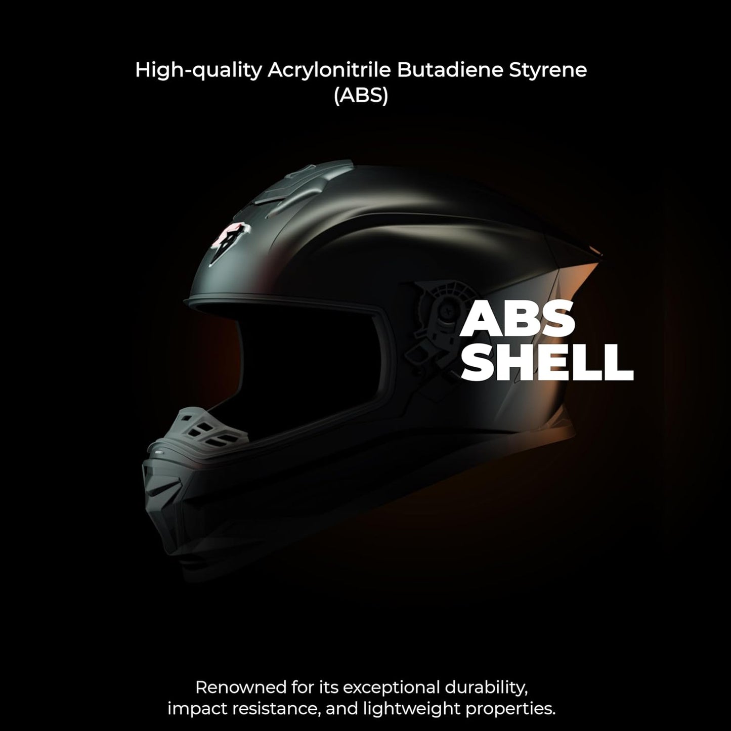 Helmetkart ISI and DOT Certified Full Face Helmet for Men and Women with Inner Chrome Sun Shield