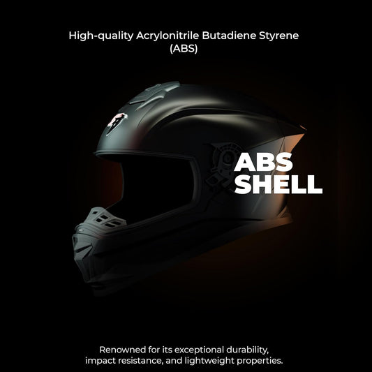 Helmetkart ISI and DOT Certified Full Face Helmet for Men and Women with Inner Chrome Sun Shield